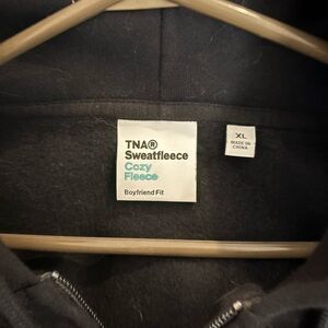 TNA Black Cozy Fleece Jacket